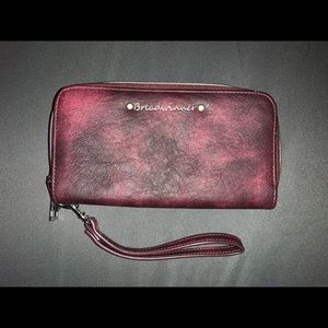 Burgundy wallet